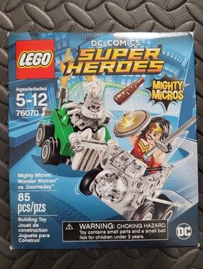 LEGO DC 76070: Mighty Micros Wonder Woman vs Doomsday, New & Factory Sealed